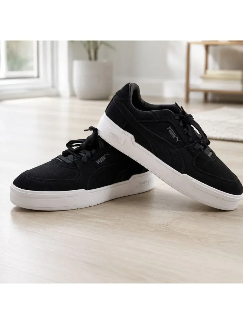 Puma CA Pro Velour Shoes Mens Size 12 Black Casual Sneakers 39711202 NEW